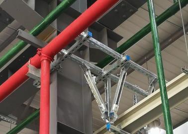 太仆寺该抗震支架的整体式支吊架结构协调性好